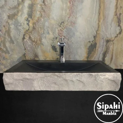 Bazalt Dışı Patlatma Batarya Çıkışlı Yay Lavabo Bazalt Dışı Patlatma Batarya Çıkışlı Yay Lavabo