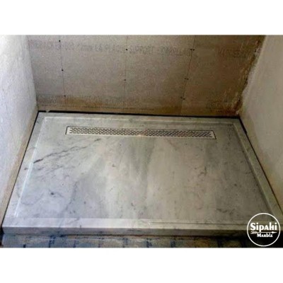 Bulutlu Gri Mermer Duş Teknesi Bulutlu Gri Mermer Duş Teknesi