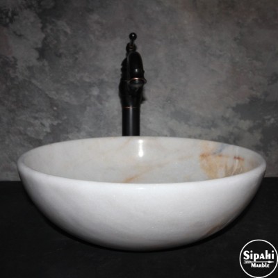Kristal Sarılı İnce Tasarım Lavabo Kristal Sarılı İnce Tasarım Lavabo