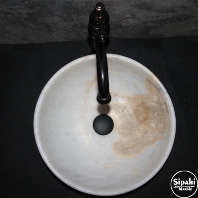 Kristal Sarılı İnce Tasarım Lavabo Kristal Sarılı İnce Tasarım Lavabo