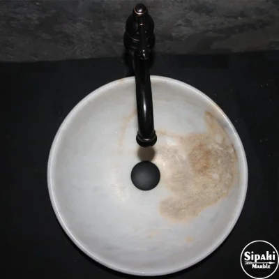 Kristal Sarılı İnce Tasarım Lavabo Kristal Sarılı İnce Tasarım Lavabo