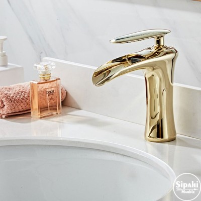 Altın Şelale Kısa Lavabo Bataryası Altın Şelale Kısa Lavabo Bataryası