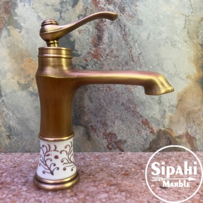 Seramik Antik Lavabo Bataryası Seramik Antik Lavabo Bataryası