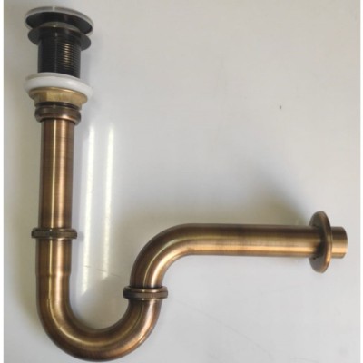 Antik Eskitme Lavabo Sifonu Takımı Antik Eskitme Lavabo Sifonu Takımı