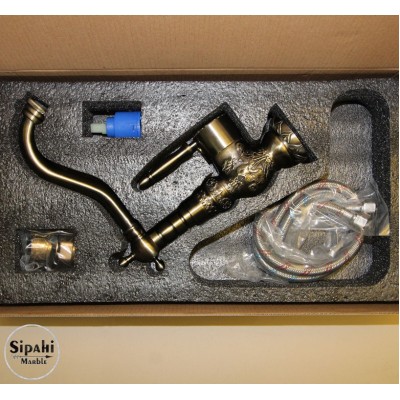 Antik İşlemeli Kısa Lavabo Bataryası Antik İşlemeli Kısa Lavabo Bataryası