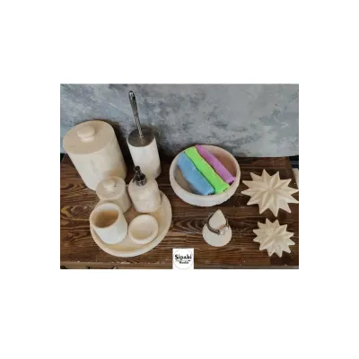 Traverten 11 Parça Lüks Banyo Seti Traverten 11 Parça Lüks Banyo Seti