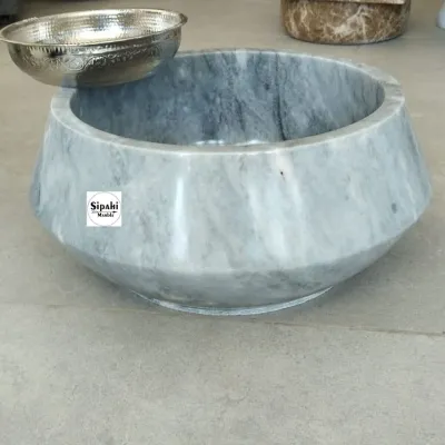 Gri Mermer Tasarım Kurna