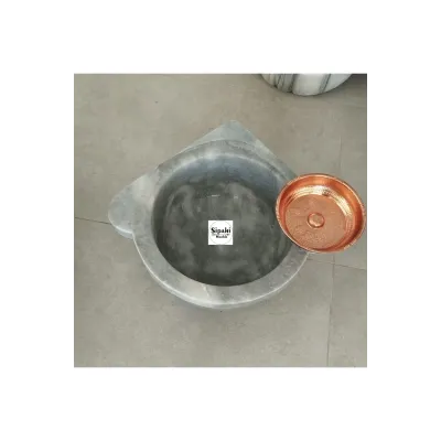 Gri Mermer Düz Köşe Kurna