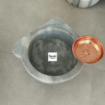  Gri Mermer Düz Köşe Kurna