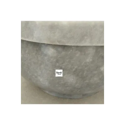 Gri Mermer Düz Köşe Kurna