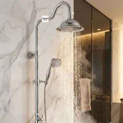 Royal Serisi Modern Duş Seti - Krom