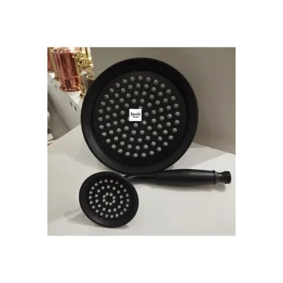 Royal Serisi Modern Duş Seti - Siyah