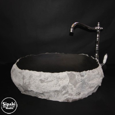 Bazalt Şekilsiz Tasarım Lavabo Bazalt Şekilsiz Tasarım Lavabo