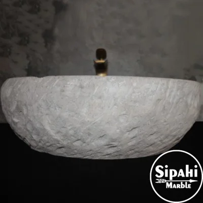 Antrasit Bazalt Doğal Patlatma Kaya Lavabo Antrasit Bazalt Doğal Patlatma Kaya Lavabo