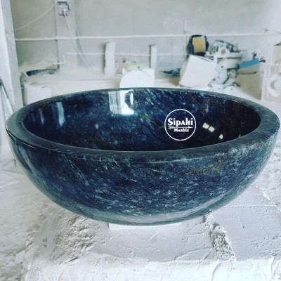 Akşehir Siyah Yuvarlak Lavabo Akşehir Siyah Yuvarlak Lavabo