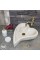 Bej Mermer Kalp Tasarım Lavabo Bej Mermer Kalp Tasarım Lavabo