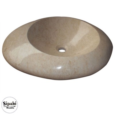 Bej Mermer Yumurta Model Lavabo Bej Mermer Yumurta Model Lavabo