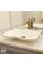 Beyaz Mermer Dalgalı Model Yaprak Lavabo Beyaz Mermer Dalgalı Model Yaprak Lavabo