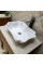 Beyaz Mermer Kenarları Kıvrımlı Kare Lavabo Beyaz Mermer Kenarları Kıvrımlı Kare Lavabo