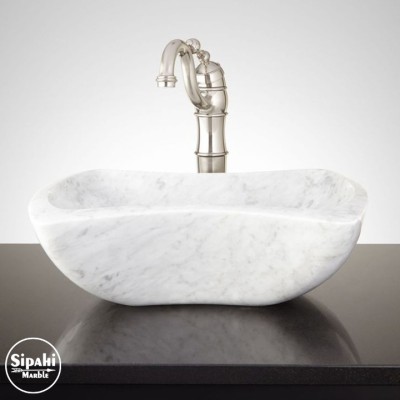 Beyaz Mermer Papyon Lavabo Beyaz Mermer Papyon Lavabo