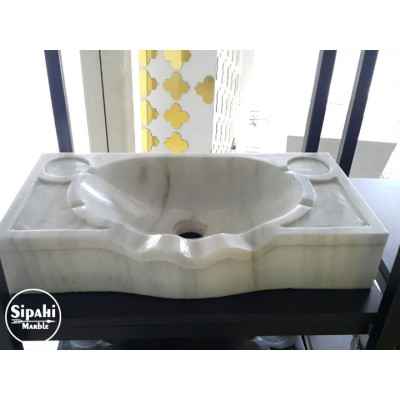 Beyaz Mermer Saray Lavabo Beyaz Mermer Saray Lavabo