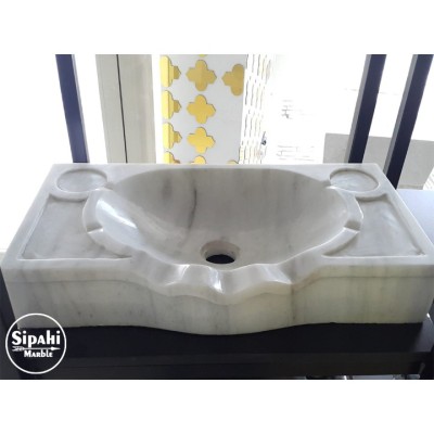 Beyaz Mermer Saray Lavabo Beyaz Mermer Saray Lavabo