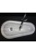Beyaz Mermer Çakıl Tasarım Lavabo Beyaz Mermer Çakıl Tasarım Lavabo