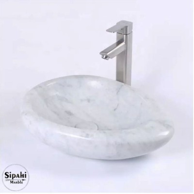 Beyaz Mermer Çekirdek Model Mini Lavabo Beyaz Mermer Çekirdek Model Mini Lavabo