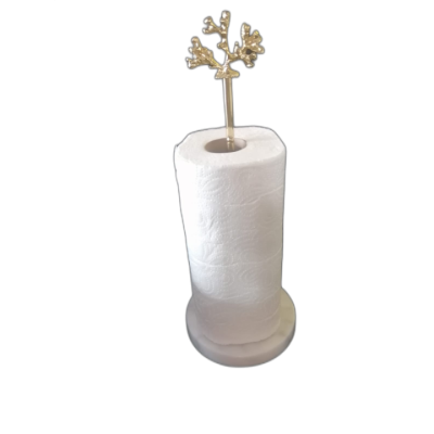 Altın Kaplama Beyaz Mermer Kağıt Havluluk