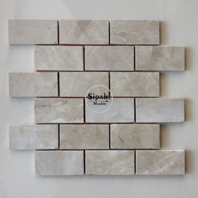 Cappuccino Bej Mermer 5x10 Mozaik - Outlet Cappuccino Bej Mermer 5x10 Mozaik - Outlet