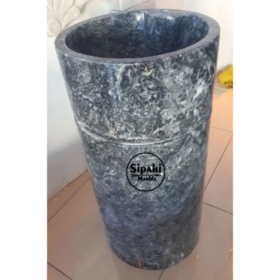 Akşehir Siyah Varil Model Dikey Lavabo Akşehir Siyah Varil Model Dikey Lavabo
