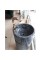 Akşehir Siyah Varil Model Dikey Lavabo Akşehir Siyah Varil Model Dikey Lavabo