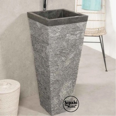 Akşehir Siyah Dışı Tamamen Çizik Kare Dikey Lavabo Akşehir Siyah Dışı Tamamen Çizik Kare Dikey Lavabo
