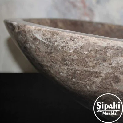 Dark Emperador Ellipse Washbasin Dark Emperador Ellipse Washbasin
