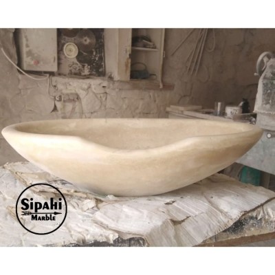 Traverten Berber Dizayn Kayık Lavabo Traverten Berber Dizayn Kayık Lavabo