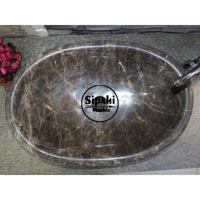 Dark Emperador Dışı Patlatma Kayık Lavabo Dark Emperador Dışı Patlatma Kayık Lavabo