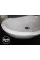 White Marble Boat Protruding Design Washbasin