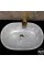 Gri Mermer İnce Kenar Elips Lavabo Gri Mermer İnce Kenar Elips Lavabo