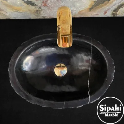 Toros Black Convex Rectangular Washbasin Toros Black Convex Rectangular Washbasin