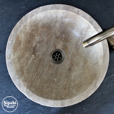 Eskitme Traverten Dışı Patlatma Mini Lavabo Eskitme Traverten Dışı Patlatma Mini Lavabo