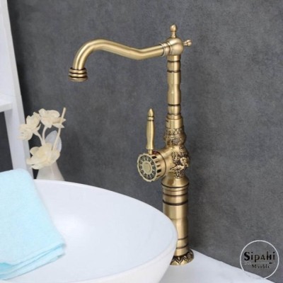 Eskitme İşlemeli Çanak Lavabo Bataryası Eskitme İşlemeli Çanak Lavabo Bataryası