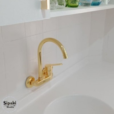 Gold Duvardan Çıkışlı Mutfak Bataryası Gold Duvardan Çıkışlı Mutfak Bataryası