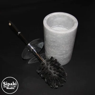 Gri Mermer Klozet Fırçalık Gri Mermer Klozet Fırçalık
