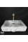 Gri Mermer Saray İşlemeli Lavabo Gri Mermer Saray İşlemeli Lavabo