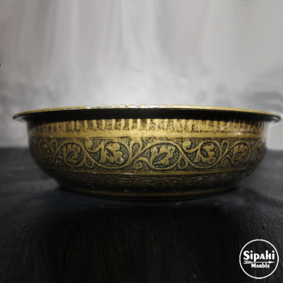 Antik Eskitme Hamam Tası - Pirinç Antik Eskitme Hamam Tası - Pirinç