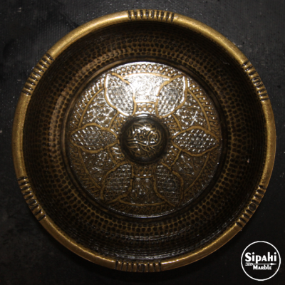 Antik Eskitme Hamam Tası - Pirinç Antik Eskitme Hamam Tası - Pirinç