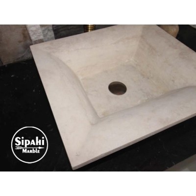 Traverten Modern Dizayn Kare Lavabo Traverten Modern Dizayn Kare Lavabo
