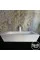 Afyon Bulutlu Mermer Yay Model Lavabo