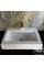 Afyon Beyaz Mermer Dışı Yatay Tarama Lavabo Afyon Beyaz Mermer Dışı Yatay Tarama Lavabo