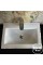 Afyon Beyaz Mermer Dışı Yatay Tarama Lavabo Afyon Beyaz Mermer Dışı Yatay Tarama Lavabo